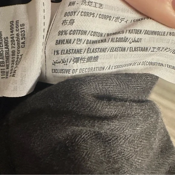 Abercrombie & Fitch Curve Love High Rise Mom Jeans Black Jeans Sz 28/6 - Picture 8 of 9